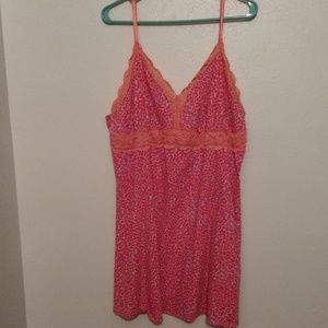 Avenue Body Sleep Wear Cheetah Print w/Lace